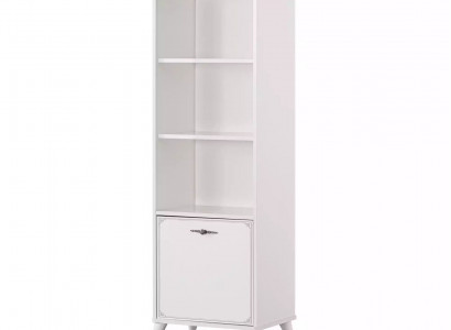 Bookshelf, Book Cabinet, Standing Shelf, Children's Shelf, Shelf Wood White Shelves